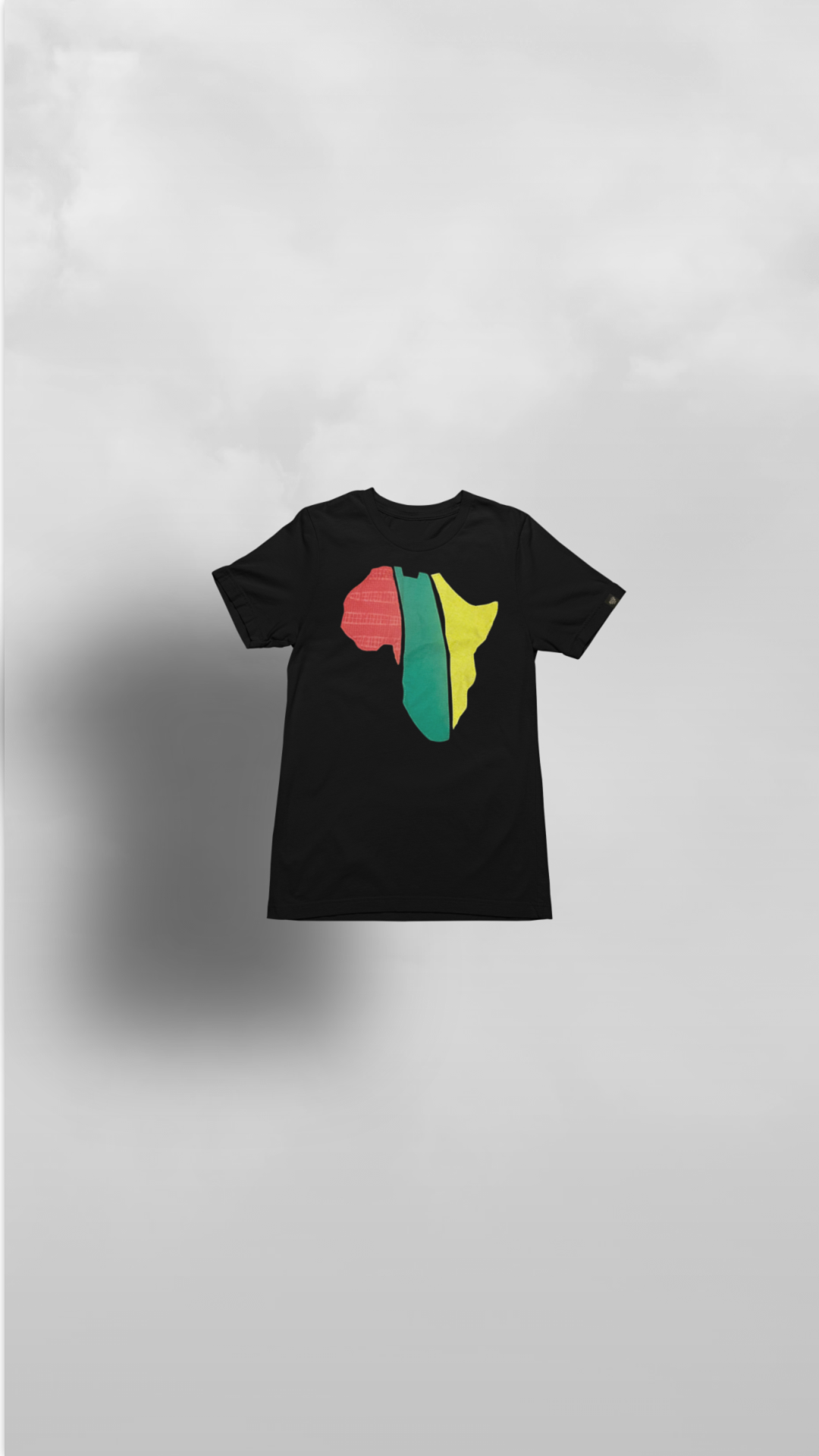 "Awọ" Color Horizon Stack Africa Ankara Tee - Afro Soca Love Supply