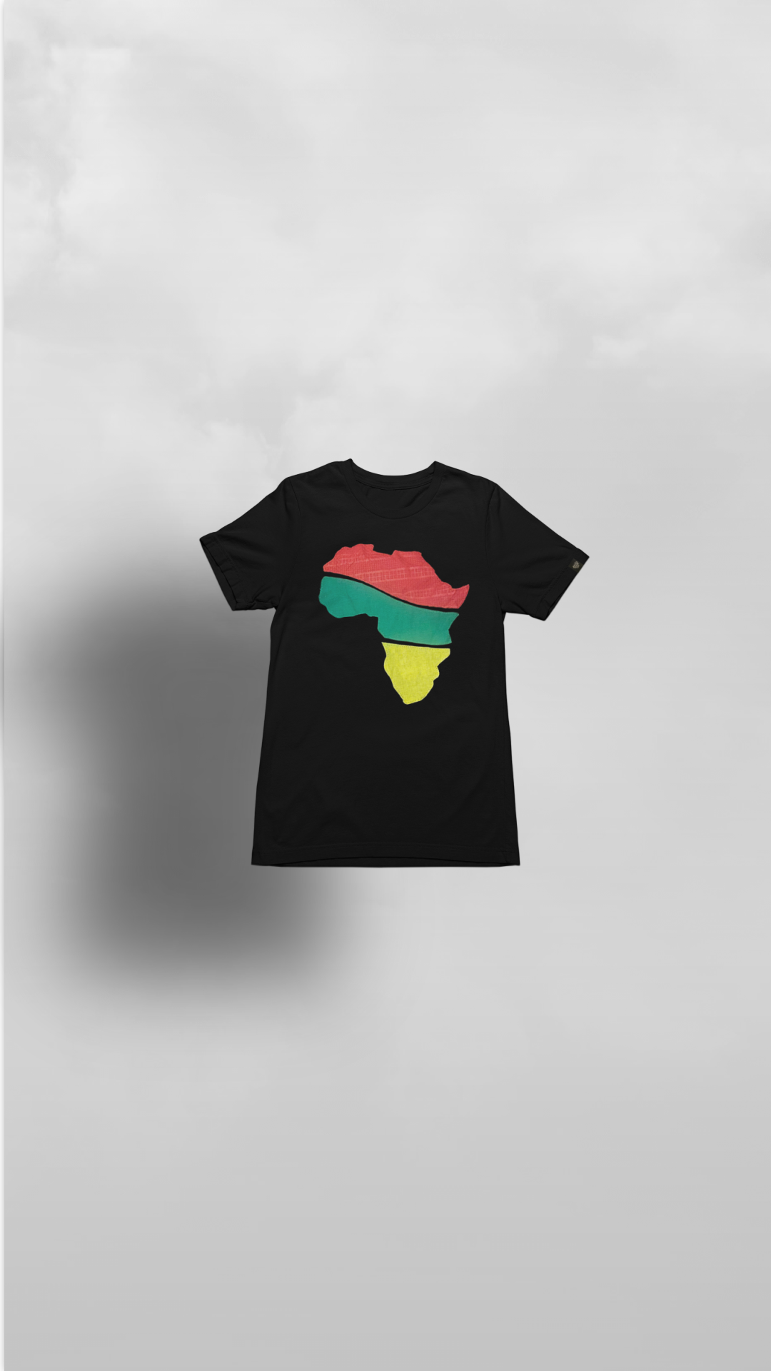 "Awọ" Color Side Stack Africa Ankara Tee - Afro Soca Love Supply