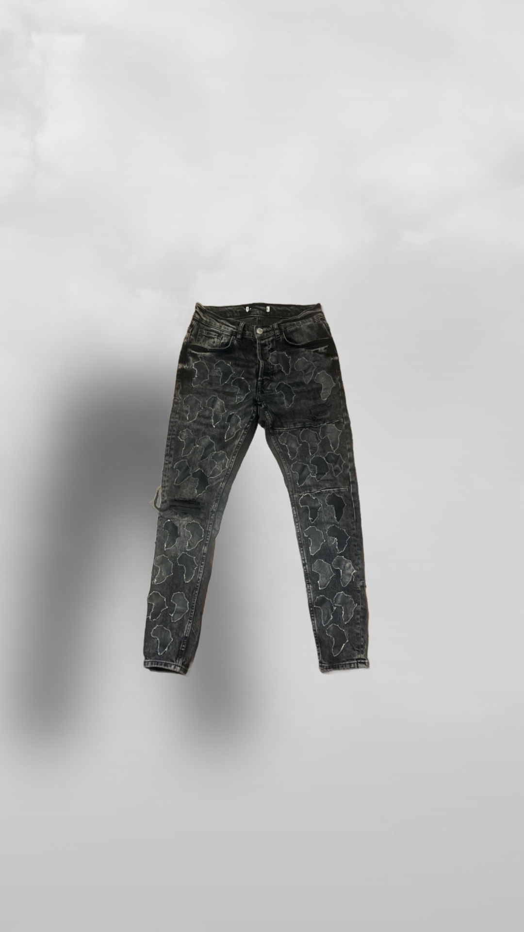 "Midnight Odogwu" Africa All Over Unisex Jeans - Afro Soca Love Supply