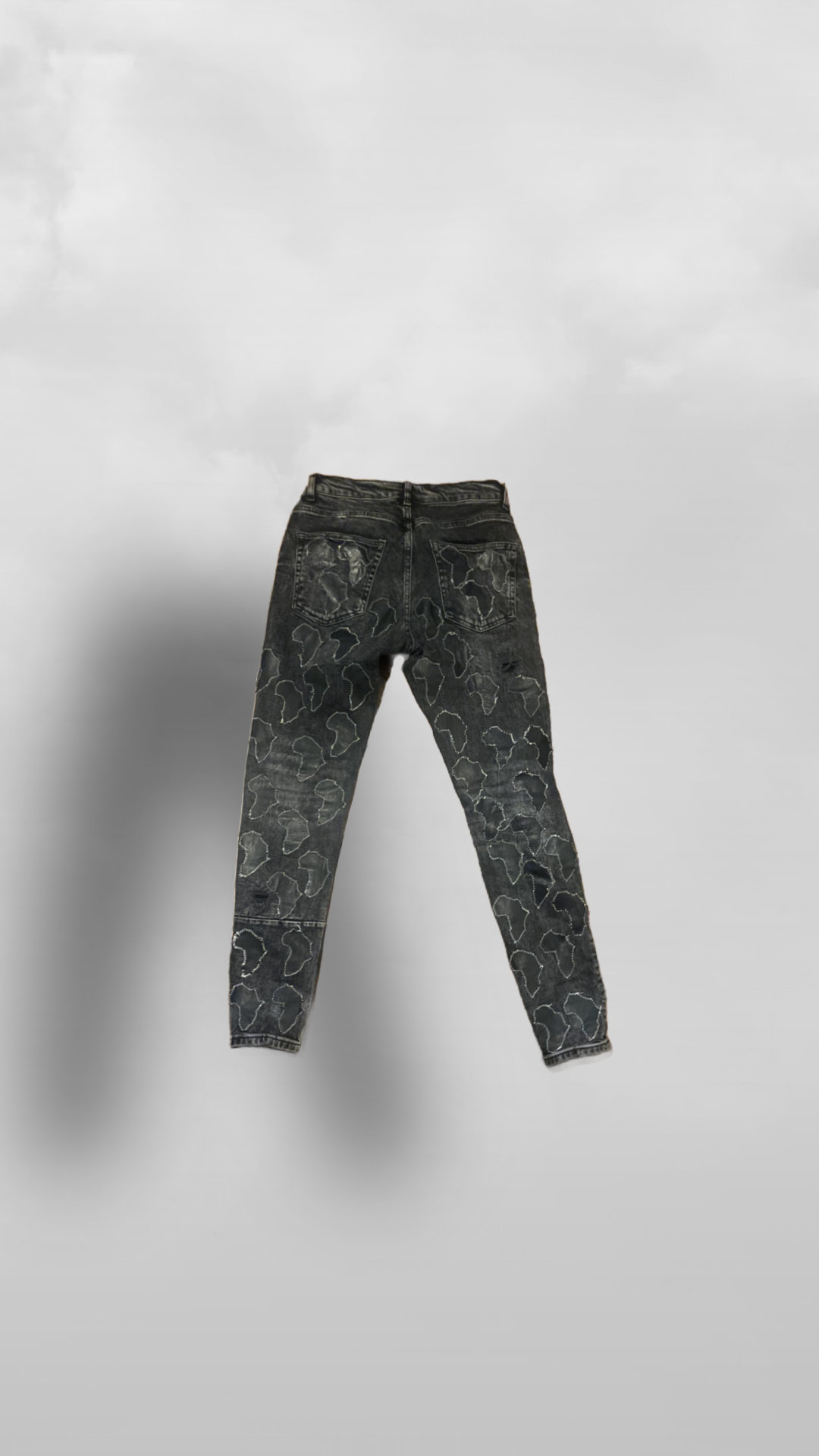"Midnight Odogwu" Africa All Over Unisex Jeans - Afro Soca Love Supply