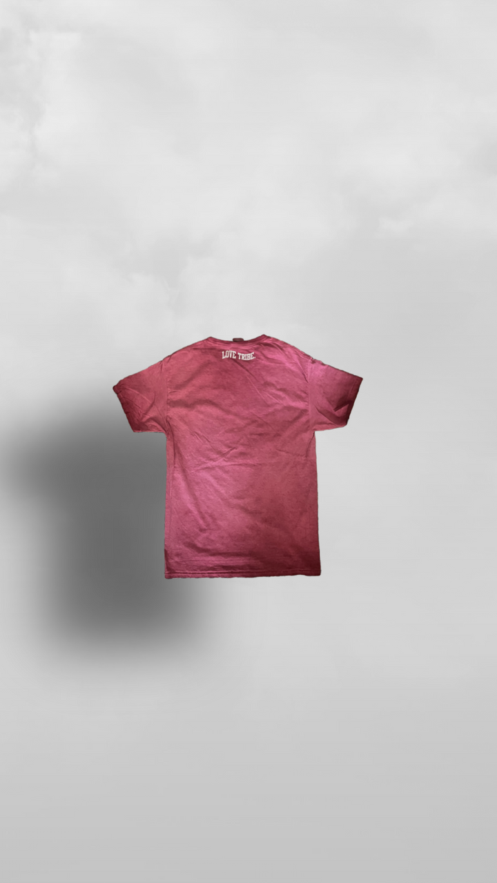 "Cherry Crush Awọ" Color Horizon Stack Africa Ankara Tee - Afro Soca Love Supply