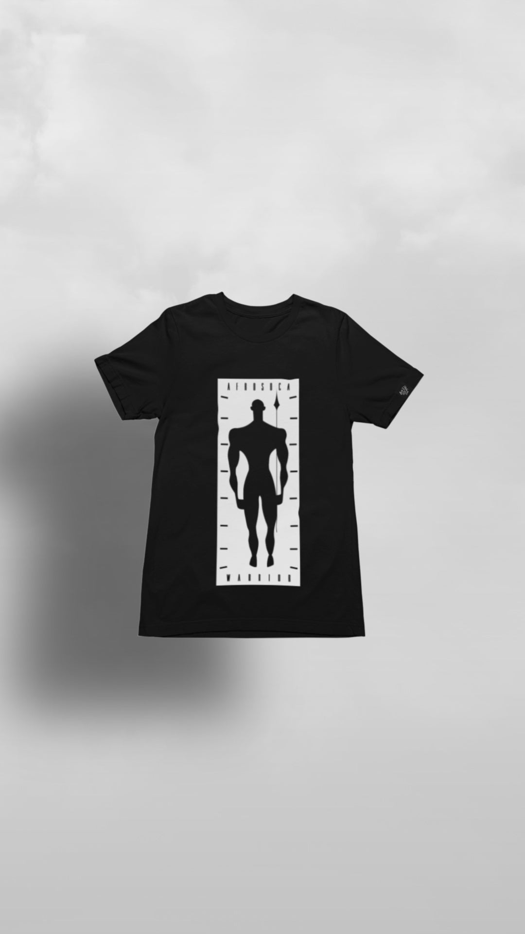 "W.A.R" Warrior Black Tee - Afro Soca Love Supply