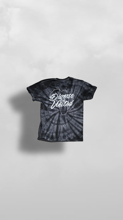 "Umbala" Black Tye Die Tribe Tee - Afro Soca Love Supply