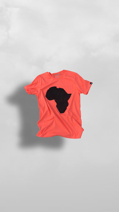 "Akwaaba" Pink Ankara Africa Tee - Afro Soca Love Supply