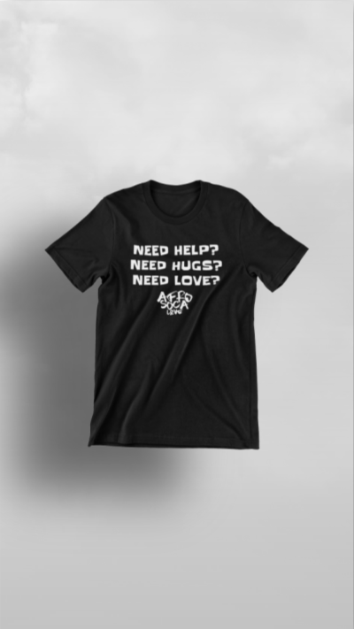 "Mentalité" Black Love and Hugs Tee - Afro Soca Love Supply