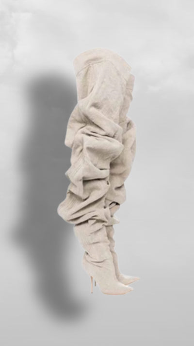 "Odomo" Thigh High Boots - 5 Afro Soca Love Supply