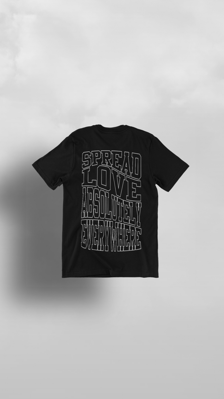 "Kupenda Everywhere" Love Tribe Black Tee - Afro Soca Love Supply