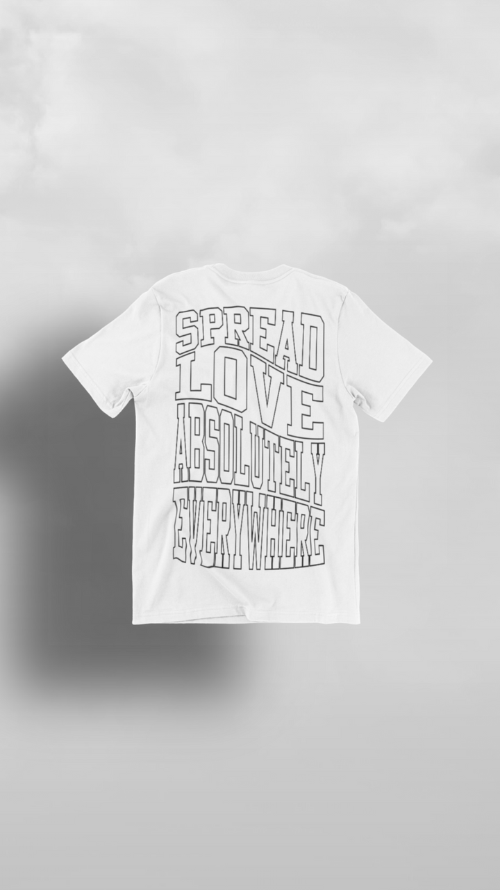 "Kupenda Everywhere" Love Tribe White Tee - Afro Soca Love Supply