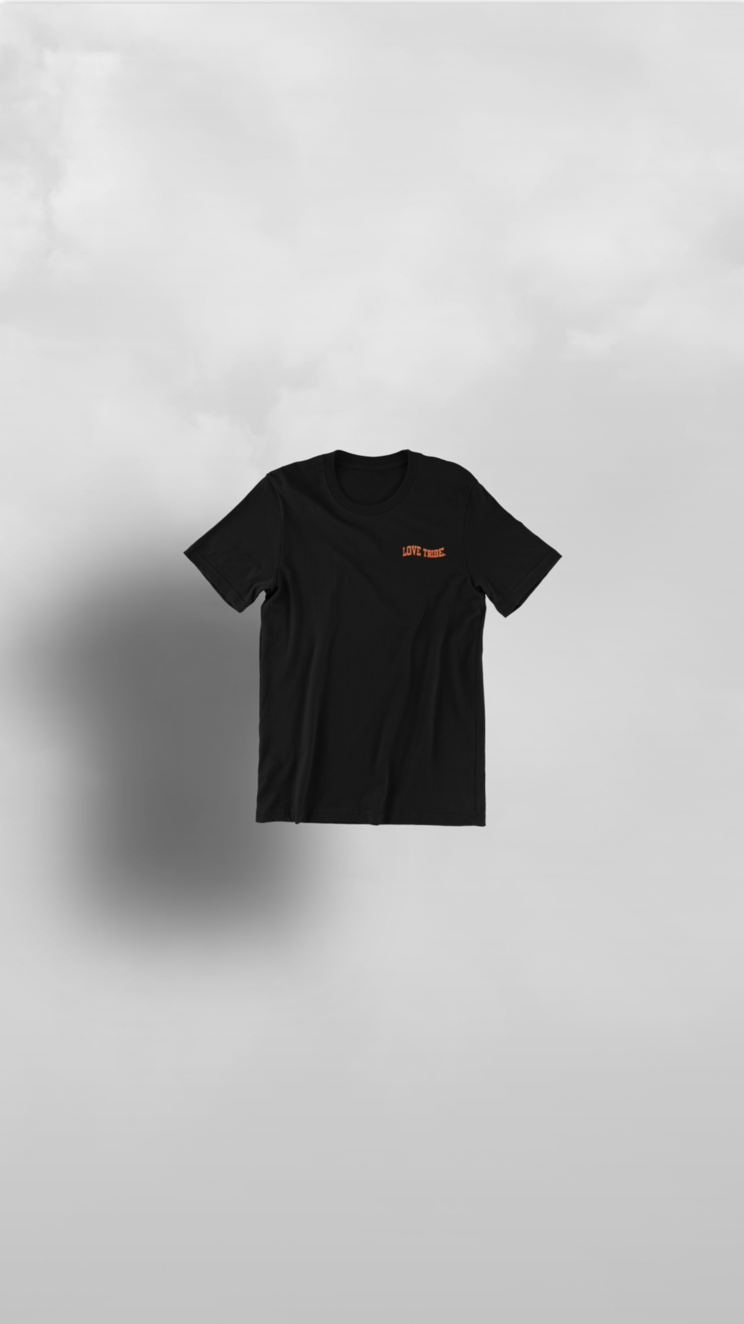 "Kupenda Everywhere" Love Tribe Black & Orange Tee - Afro Soca Love Supply