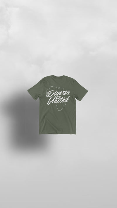 "Soldier of Love" Military Green Tribe Tee - Afro Soca Love Supply