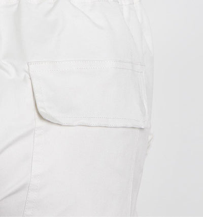 "Ominira" White on White Laced Up Pants - Afro Soca Love Supply