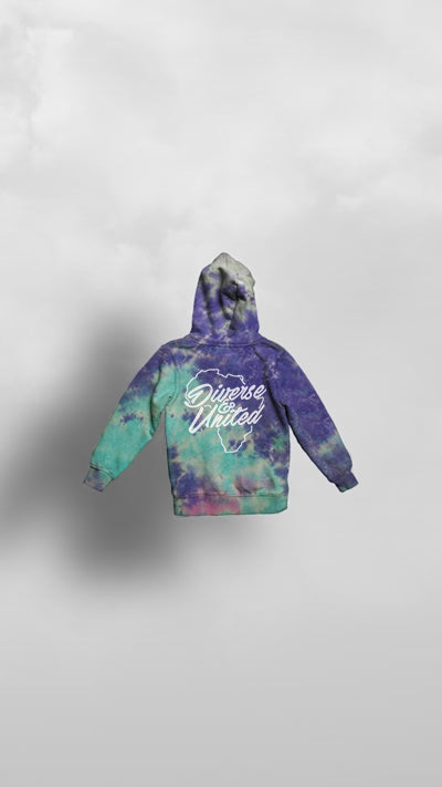 "Umbala" Cotton Candy Tye Die Tribe HOODIE - Afro Soca Love Supply