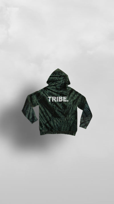 "UMBALA" BLACK TYE DIE TRIBE HOODIE - Afro Soca Love Supply