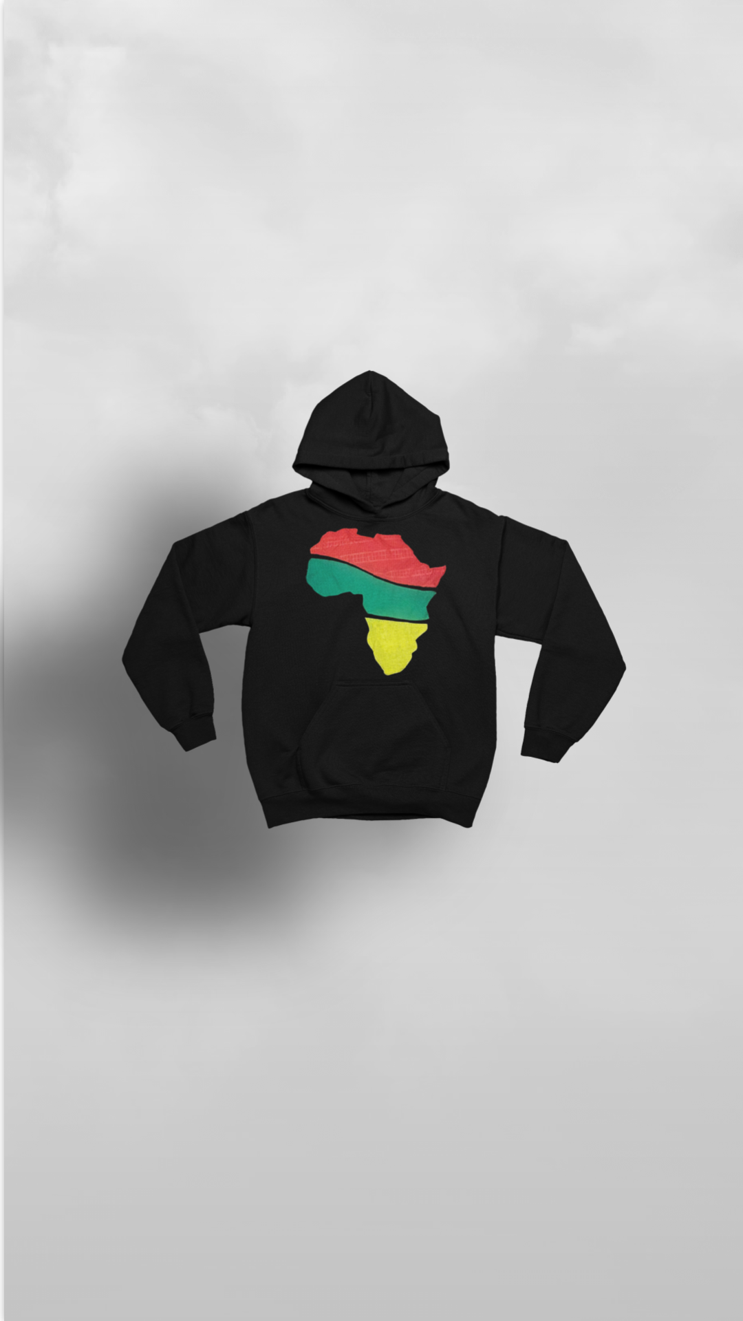 "Awọ" Color Stack Ankara Africa Hoodie - Afro Soca Love Supply