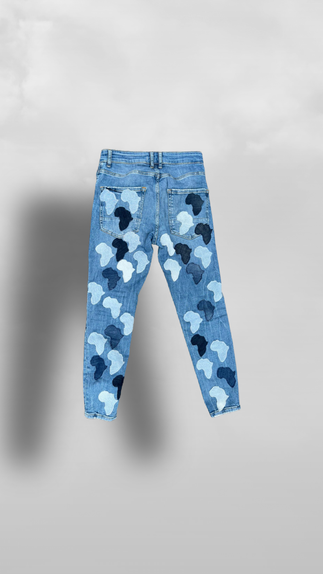 "Odogwu" Africa All Over Jeans On Jeans Unisex - Afro Soca Love Supply