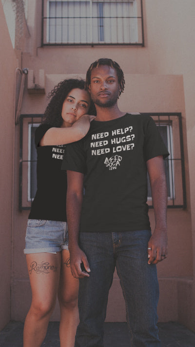 "Mentalité" Black Love and Hugs Tee - Afro Soca Love Supply