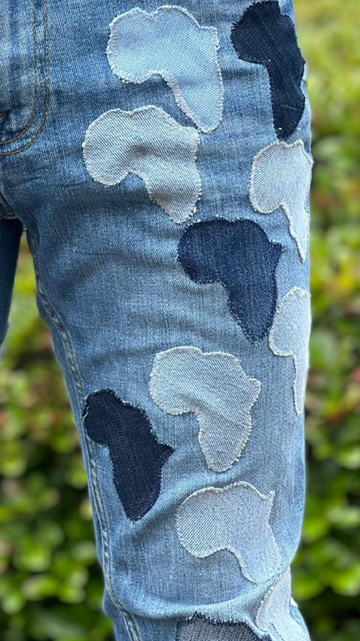 "Odogwu" Africa All Over Jeans On Jeans Unisex - Afro Soca Love Supply