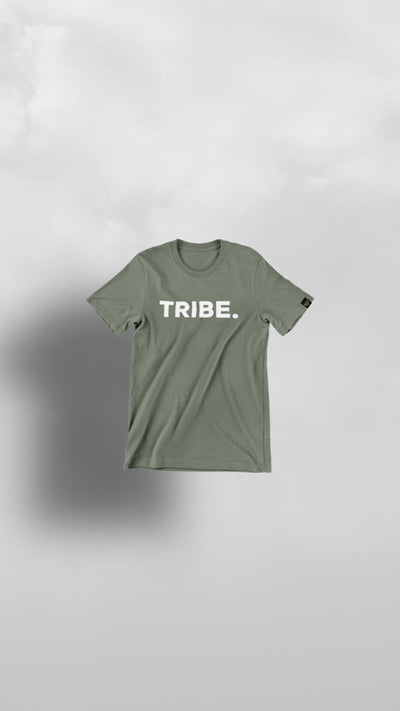 "Soldier of Love" Military Green Tribe Tee - Afro Soca Love Supply